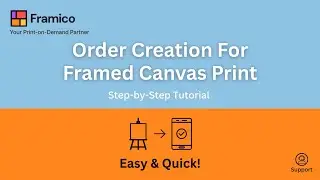 Create Order for Framed Canvas Fine Art Print