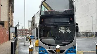 Ride onboard Translink Ulsterbus 2298 Wrightbus Gemini 1 B9TL 1 to Bangor