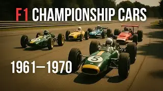 F1 Champions & Their Championship Cars 1961&ndash;1970 | The Rise of Modern Formula One