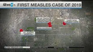 Colorado's first case of the measles in 2019