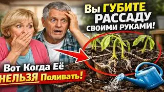 Вы Губите Рассаду Своими Руками! Вот Когда Её НЕЛЬЗЯ Поливать