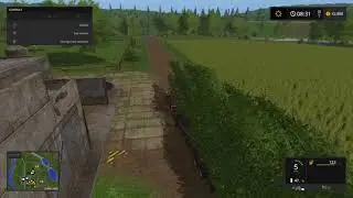Farming Simulator, moving a huge tree with no logging equipment