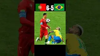 Ronaldo is back - incredible || Portugal vs Brasil imaginary 2090 #ronaldo #football #neymar