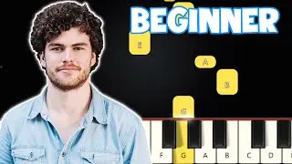 Riptide - Vance Joy | Beginner Piano Tutorial | Easy Piano