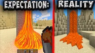 REALISTIC MINECRAFT │ Expectation VS Reality