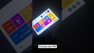 vivicine new P09 3D  projector,built-in  battery,support miracast airplay,support powerbank charging