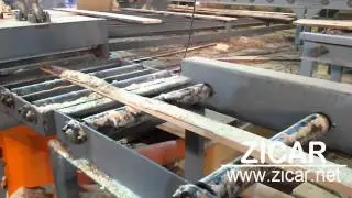 Multi blade rip saw production line in Russia