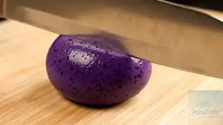 Hypnotic Slicing: Fruits Made of Elastic Putty #ASMR #Macro #SurrealTextures #FruitArt #OddlySatisfy