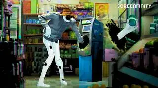 Miles Catches The Spot Robbing an ATM | Spider-Man: Across The Spider-Verse | Screenfinity