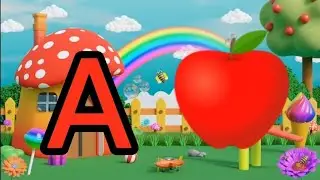 A for Apple Rhyme😱 | Learn ABC with Fun | Kids Nursery Song🤩