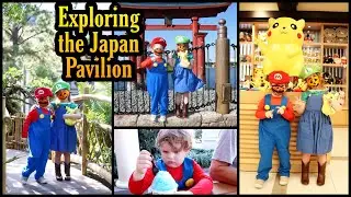 Exploring the Sights & Merch in the Japan Pavilion at Epcot | Mitsukoshi Store in Japan | Kakigori