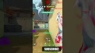 Kinda Clean Clutch ( JET 1v3) #valorant  #valorantshorts