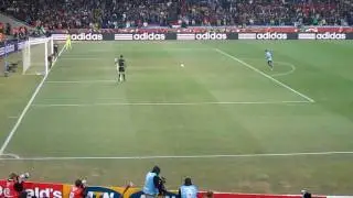 Uruguay - Ghana 1-1 (4-2 pen). 2010 World cup quarterfinal. Penalty shoot-outs