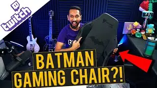 SecretLabs made a BATMAN CHAIR?! Attempted unboxing 😅