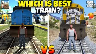Which is Best Train😱 Indian Bikes Driving 3D Vs Gta 5 Train🤯 Funny Story Video😂 Ibd3d New Update🤩 #1