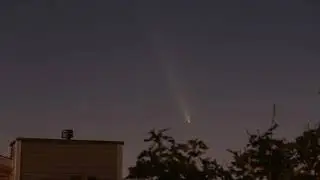 Comet Tsuchinshan-Atlas setting from northern Utah - 13 Oct 2024