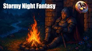 🌙🔥 Warm Knight at a Stormy Night &ndash; Medieval Fantasy Pixel Art Music Video 🎶