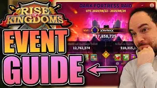 Dark Fortress Raid Intro Guide [how to get more points] Rise of Kingdoms