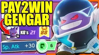 +30 SP ATK Is this EMBLEM PAGE on GENGAR considered PAY2WIN?! | Pokemon Unite