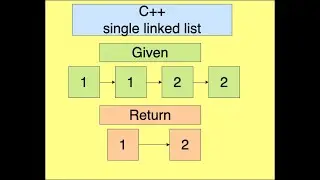 HOW TO REMOVE DUPLICATES FROM A SORTED LINKED LIST