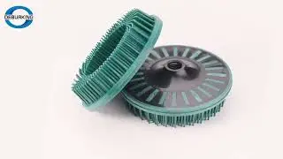 Bristle Disc #deburking #bristledisc #polishingtools #surfacefinishing #manufacturingtips