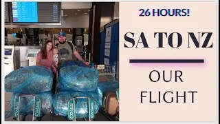 South Africa to New Zealand - Our Flight!