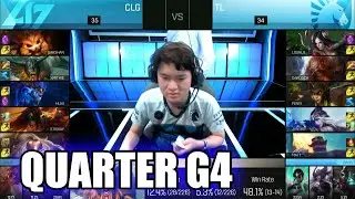 CLG vs Team Liquid | Game 4 Quarter Finals S6 NA LCS Summer 2016 PlayOffs | CLG vs TL G4 QF 1080p