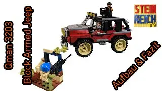 Qman 3203 Thunder Mission Block Armed Jeep Aufbau & Fazit