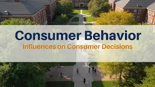 Influences on Consumer Decisions