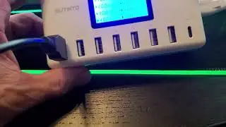 slitinto 60W 12A 8 Port USB Charging Station Review, Charging is accurate, good power in all ports,