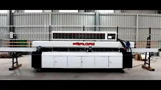 Wanlong Multifunctional Edge profiling &polishing machine at work  in  india