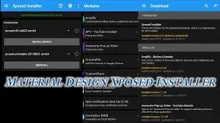 Material Design Xposed Installer - Xposed Tuesdays