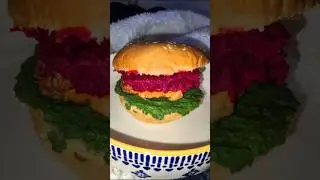 The Trio Burger 🍔 | Crispy Oyster Mushroom Burger | Vegetarian Burger Recipe