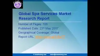Spa Services Market: Emerging Trends and Will Generate New Growth Opportunities Status