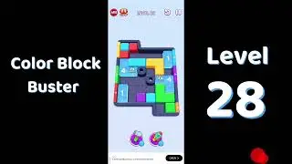 Color Block Buster Level 28 🧩 | Relaxing Block Puzzle Game | No Timer No Stress