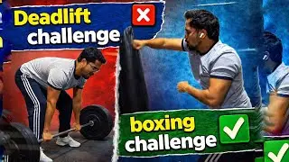 Deadlift challenge lelo guys 😜😎