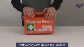 Przemysłowa apteczka ze stelażem - DIN13157 - sklep.adrenaLTika.pl