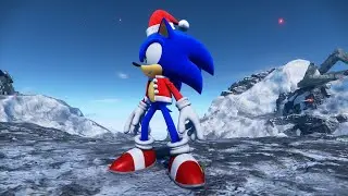 Sonic Frontiers Christmas Outfit DLC