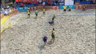 DEFESA REATIVA + Contra Ataque Brasil 2016 | Beach Handball