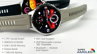 Unboxing DaTeoy Alpha 9 Dual System Smartwatch- 3+32 GB, AMOLED, 1100mAh