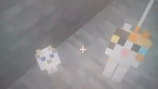 Minecraft series episode #1 with sister and preview of our new realm , we will be publishing it .🐈