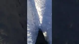 Şimşek 826 patpat ile karda yol a&ccedil;ma