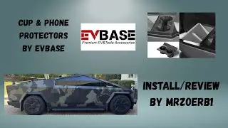 CYBERTRUCK MODS &mdash; ЗАЩИТНЫЙ ЧЕХОЛ ДЛЯ ТЕЛЕФОНА И ПОДСТАКАННИКА ОТ EVBASE!