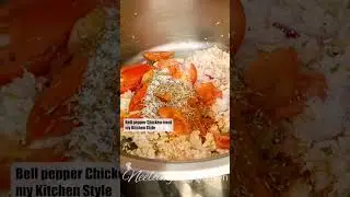 Bell pepper Chicken meat Easy homemade recipe | Neelamjee Kitchen #shorts #homemade #recipe