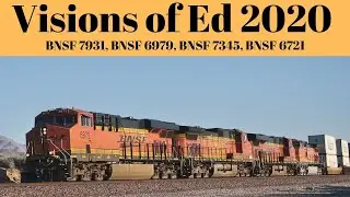 Railfanning 2020 Long BNSF Intermodal Train July 15th