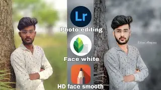 Mobile me dark and silver tone photo editing || Autodesk HD face smooth