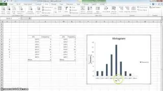 Creating a Histogram in Excel Part I