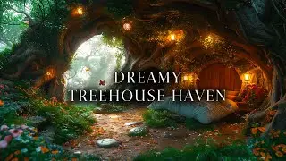 Exotic Plants Magical: Dreamy Treehouse Haven | Magical Fantasy Music & Ambience | Sleep, Relaxing