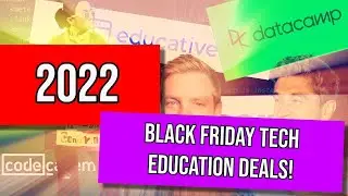 HUGE BLACK FRIDAY / CYBER MONDAY TECH EDUCATION DEALS 2022 - Codecademy, Wes Bos, RealToughCandy.io