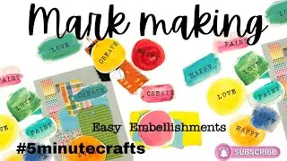 DIY Mark Making with Paint: Creative Techniques & Unique Uses in Junk Journals 🎨